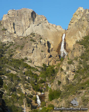 Salmon Creek Falls in the Kern River Sierra 