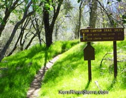 Kern Canyon Trail near Badger Gap Trail Turnoff