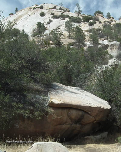 Boulders below the Kern Slabs