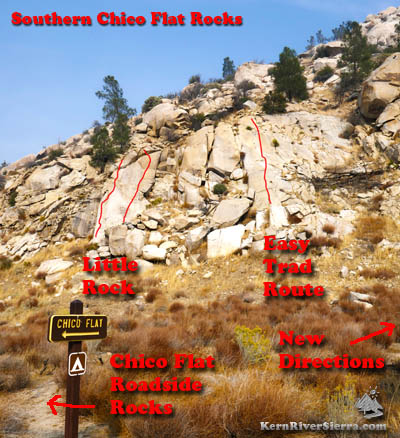 Chico Flat Rocks Climbing Spot in Kernville