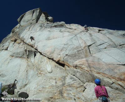 Spirit Rock climbing