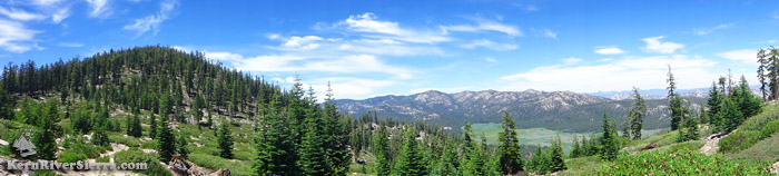 Cannell Peak and the Sirretta Ridgeline above Big Meadow.