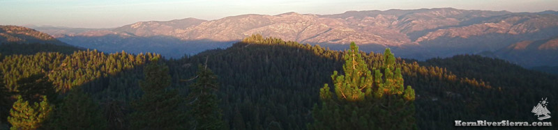 Panorama of the Kern Plateau