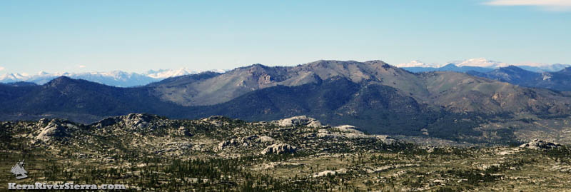 Rockhouse Peak vew of Bald Mountain & Domelands