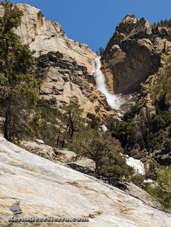 Hike past the Middle Falls